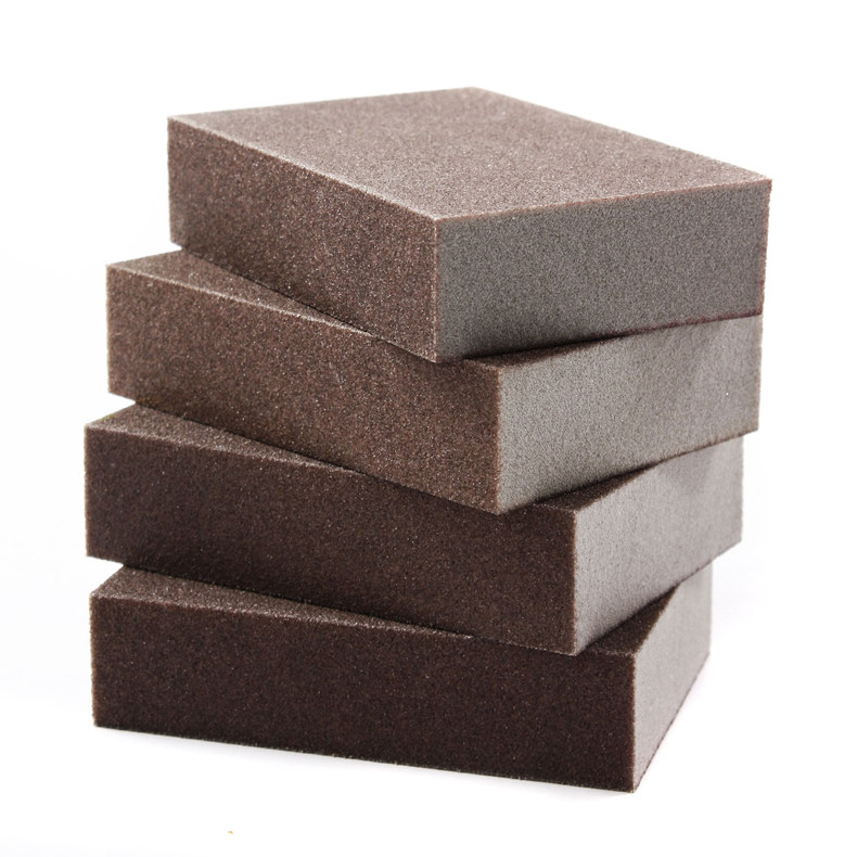 Sun life descaling sponge Emery sponge Rubbing force to wipe off the scorch to remove stubborn stains Wipe the pot sponge 4 pieces