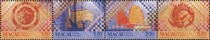 Three Crown Good Post Court China Macau 1998 tiles in Macau stamps