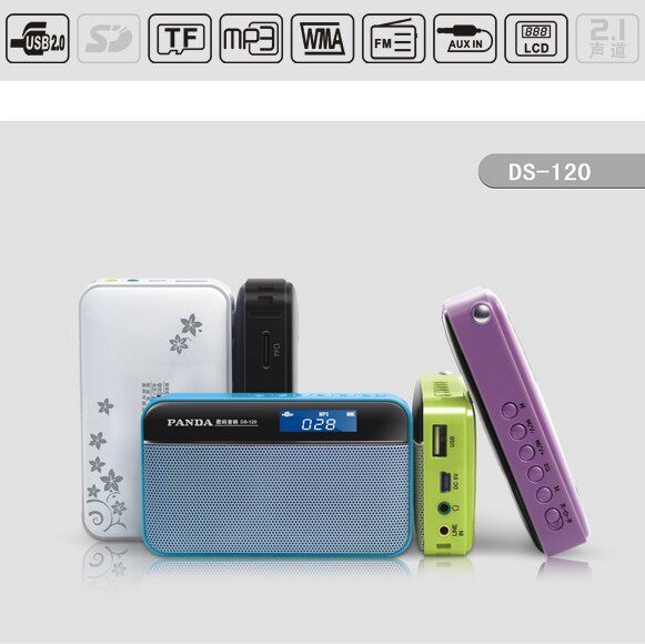 Panda Mini Digital Sound DS-120 Panda Card Sound U disc Memory Card Play in DS120 Sound