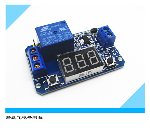 Digital display LED digital display power-on delay module 5V 12v relay module delay relay