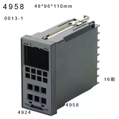 Temperature controller housing cabinet mounted instrument housing instrument box current and voltage case 48*96 * 100mm
