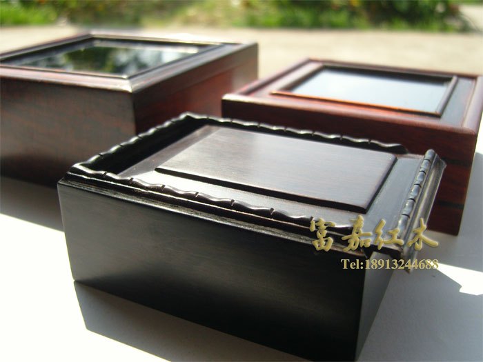 Black sandalwood purple sandalwood box wholesale exquisite workmanship New collection level can be engraved logo lettering