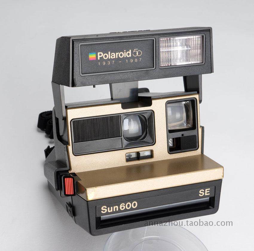 Polaroid 600系Sun600 SE宝丽来公司50周年金色特别纪念版现货评价- 淘宝网