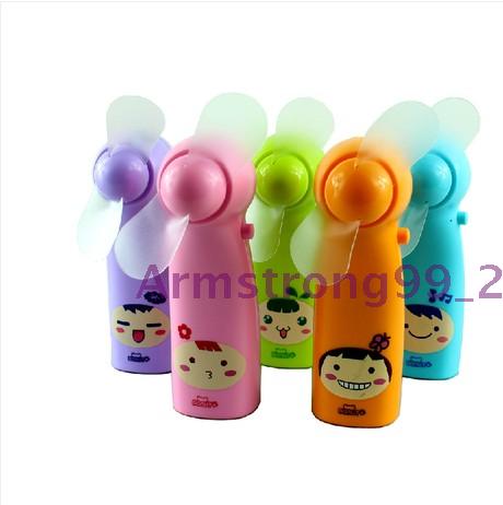 Cartoon Mini Fan Handheld Electric Travel Cute Small Electric Fan Portable Student Children's Day Gift Small Fan - Taobao