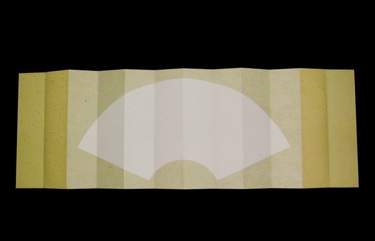 Clearance sale Cao Guanghua fan folded leaf Xuan suitable for character flower bird landscape calligraphy collection Anhui Jingxian