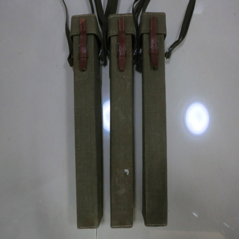 TT-2 theodolite periscope canvas box bucket fishing tackle old stock king canvas fittings