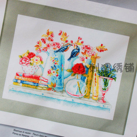 Small hedgehog embroidered VV PN-0143728 Belgian original imported VERVACO kit