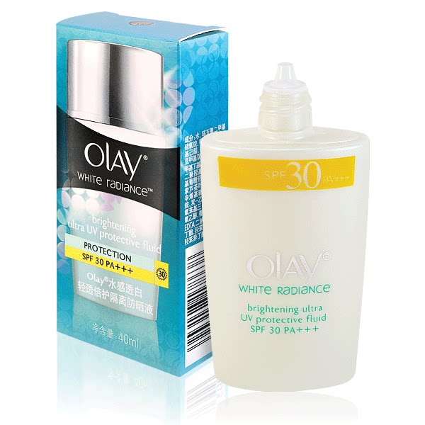 包邮 正品 玉兰油 水感透白轻透倍护隔离防晒液SPF30 军训 防晒霜