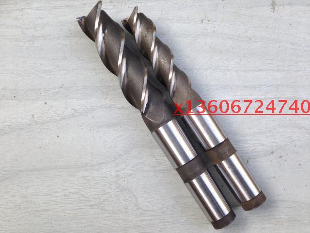 Old goods Mohs cone shank lengthened upright milling cutter 3 blades 3 # 22 24 24 25 28mm 28mm