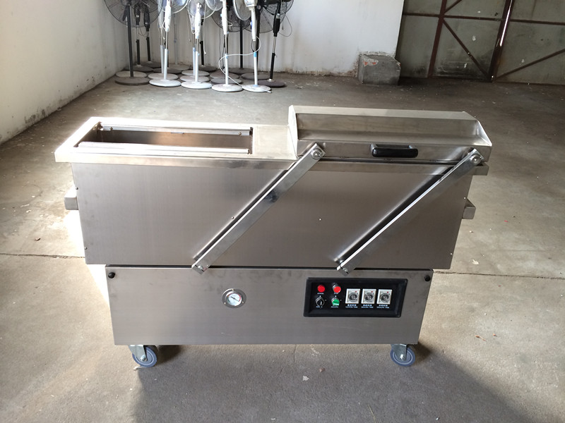 DZ500 2S double chamber deep concave food vacuum packaging machine Rice special big bag packaging