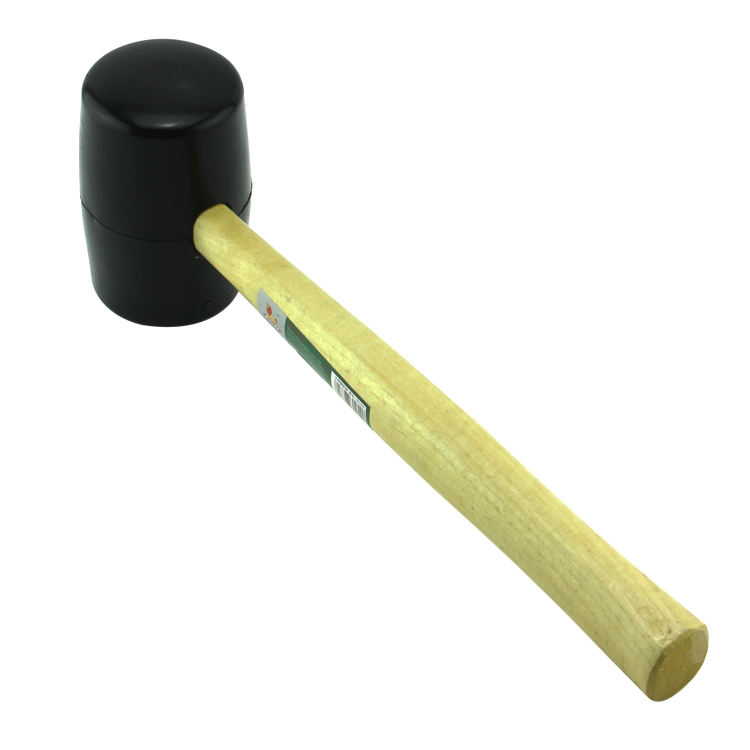 (Powerlion Tools Direct Sales Office) Wooden Handle Rubber Hammer Leather Hammer W0156ABC
