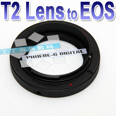 M42*0 75mm T2 telephoto lens to Canon body adapter ring SLR telescope adapter ring T2-EOS