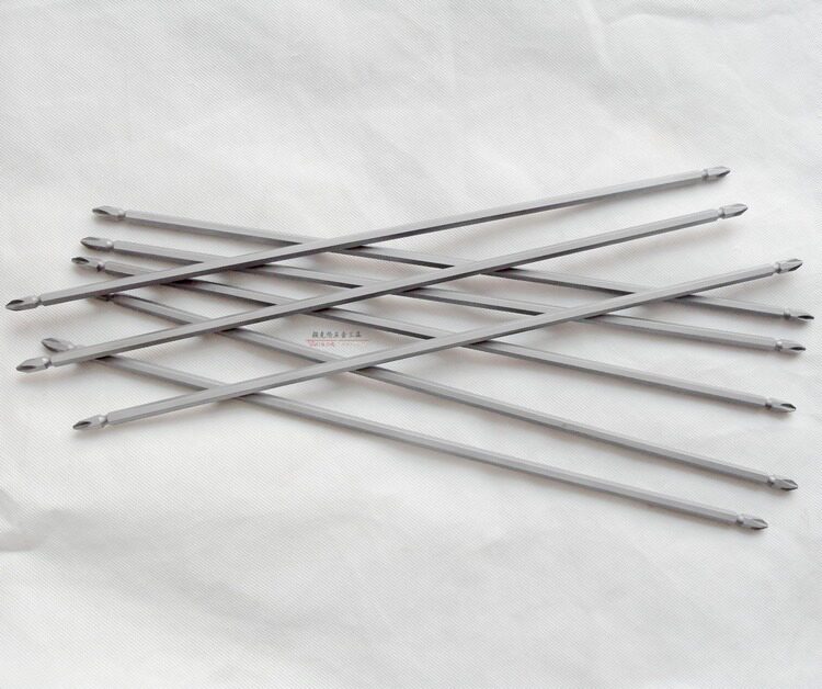 Pneumatic screwdriver nozzle double-head screwdriver cross-batch head screwdriver head (single branch) 300mm 400mm