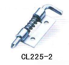 Spring small pin distribution box welding hinge CL225-2 with hole cabinet door color zinc