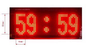 Large screen wireless remote control 99 minutes can be arbitrarily set the countdown LED display countdown timer