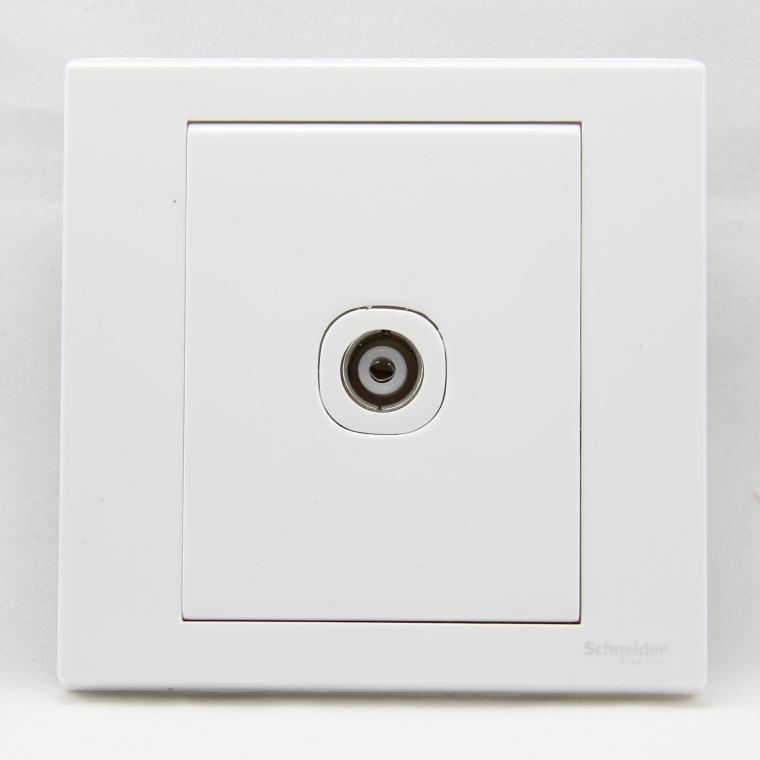 Schneiderchwin Ruyi Series TV TV socket 10% One TV One branch EV51 2TV white