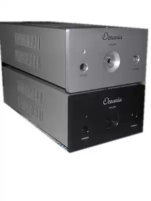Power amplifier chassis large ear release main chassis aluminum panel ear amplifier decoder long 125X78 X deep 270