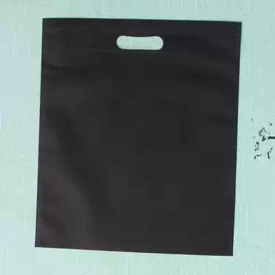 High quality non-woven cloth bag custom-made green bag custom spot flat pocket punch bag shopping factory custom-made