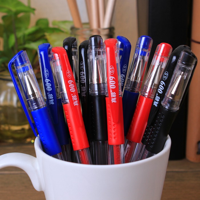 True color 009 gel pen office study stationery black signature pen wholesale classic water-based pen super easy to write