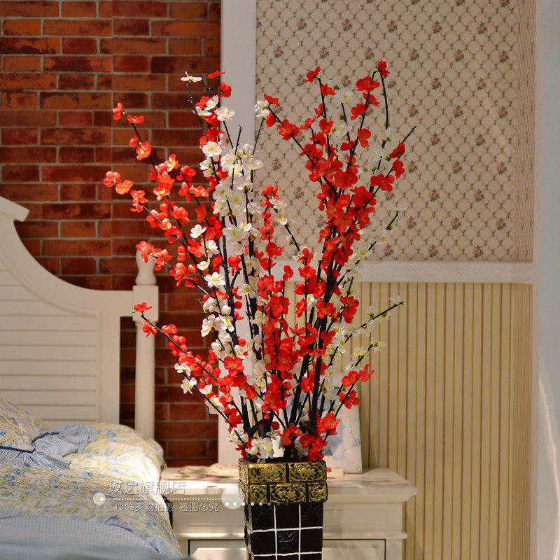 Simulation of fake blossom blossom cherry simulation flower simulation flower simulation flower room decoration of the floor