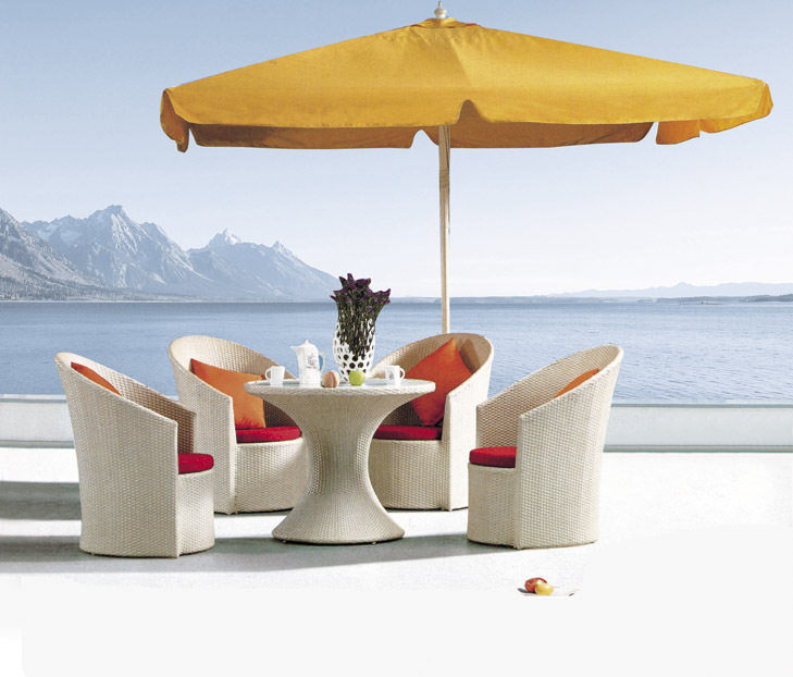 Special offer rattan chair coffee table three-piece set leisure outdoor table and chair balcony rattan chair garden table and chair imitation rattan furniture combination