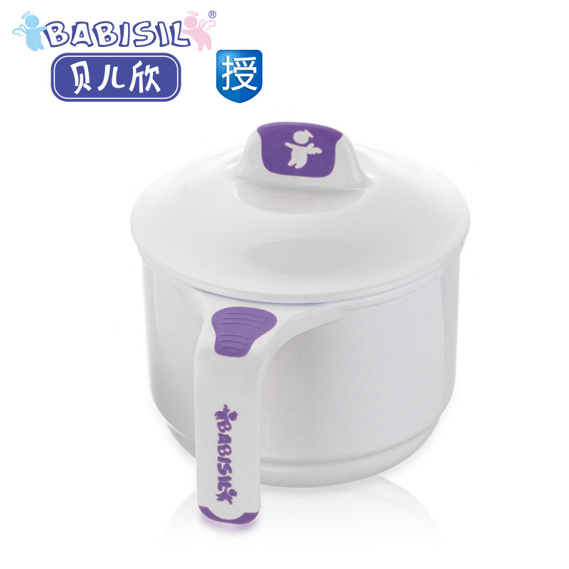 贝儿欣正品 婴儿学习杯/宝宝餐具/不含双酚可用微波炉消毒 BS4086