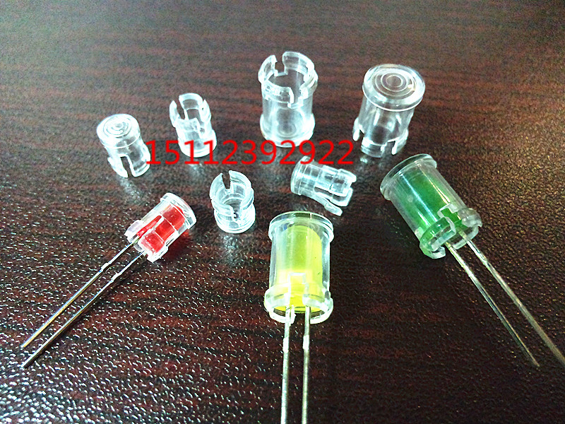 Recommended F3MM F5MM LED transparent lampshade diode light guide cap Bed pack LC3-1 LC5-1 lamp cap