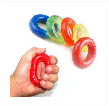 O - type grip - ring massage ring rubber grip hands trainer grip machine grip - and - loop