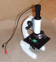 Electronic eyepiece teaching instrument 2726 Bio microscopy demonstrator microscope with video egoggles