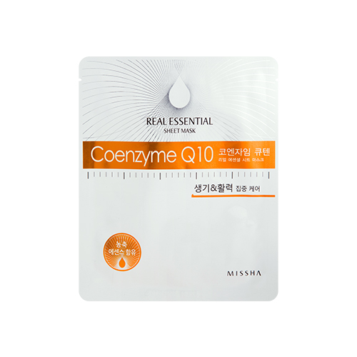 谜尚 missha 至臻精华面膜 [辅酶Q10] 强化弹力 新品 正品1片