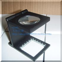 1 inch three fold one inch metal frame folding mirror pigeon eye magnifying glass fabric density mirror