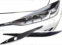 Suitable for BMW new 3 series modification F30 F35 modification carbon fiber lamp eyebrow installation headlight decoration modification