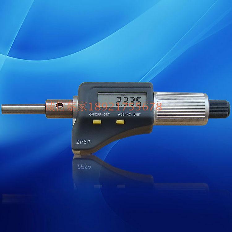Blue scale micro-split electronic micrometer 0-25*0 001mm Northwest spiral micrometer Bed accessories