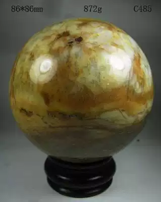 Watercolor stone feng shui ball Earth baby collection ornamental whole cabinet table decoration