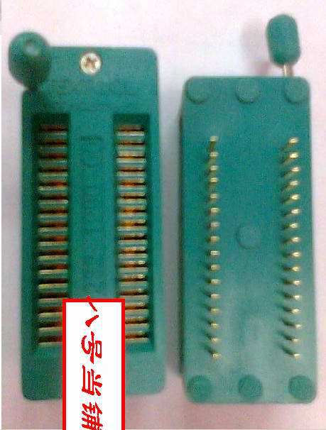 Programming designer IC test seat socket close foot gold plated SDIP-32 locking seat SDIP32P foot locking seat