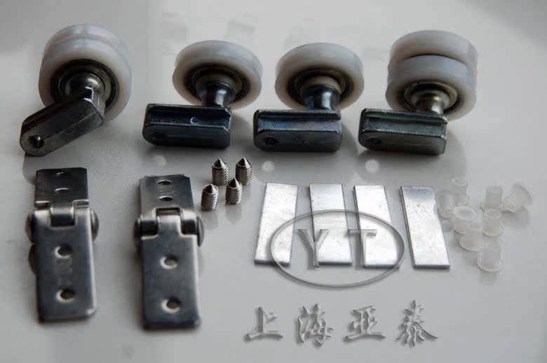 Yatai frameless balcony accessories folding frameless balcony window wheels strengthening six generations of folding frameless balcony wheels