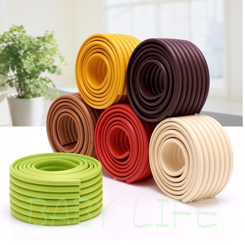 2 baby safety anti-collision strips Baby thickened anti-collision strips widened U-shaped flat cylindrical 2 meters send tape