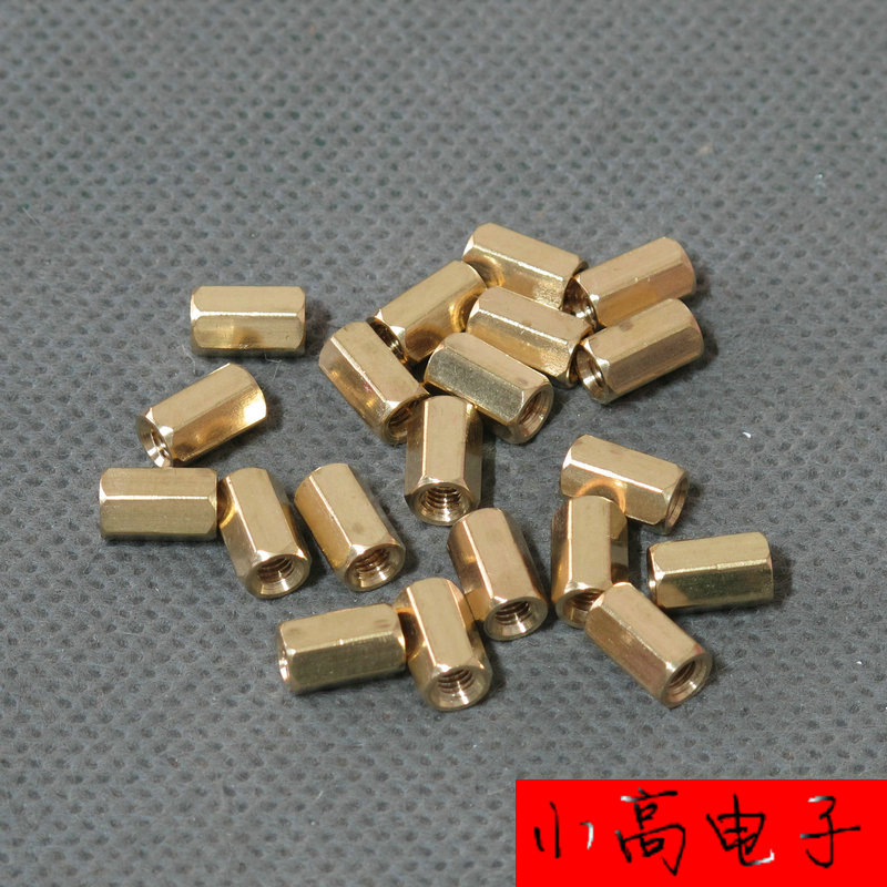 M3 hexagonal copper column double pass
