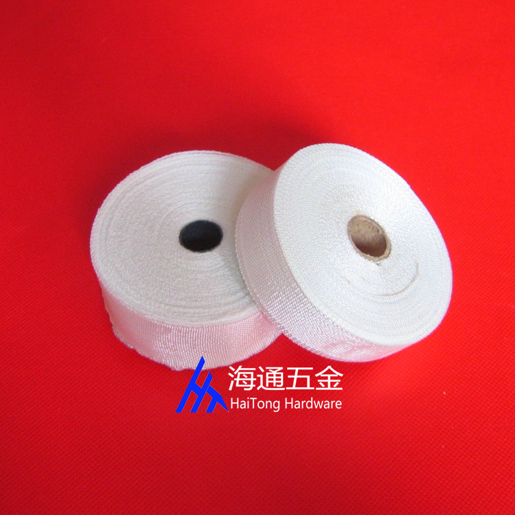 Insulating material fiberglass with white yarn with bandaged band width approb. 20mm