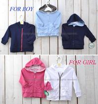 Special autumn childrens clothing European and American newborn baby clothes pure cotton spring and autumn mens baby jacket hooded long-sleeved top