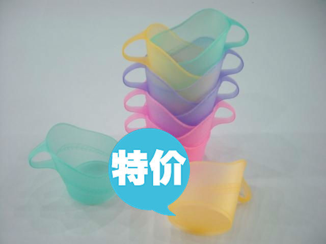 Disposable Cup Care Heat Insulation Cups Cover Colored Cups paper Plastic cups Trust 10 packs Wholesale