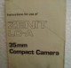 Zenit LC-1 Camera Original Factory Brochure Nostalgia Collection Props