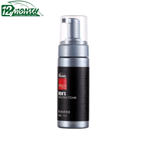 十二月坊男士剃须泡沫150ml 温和不刺激 补水 清爽白皙