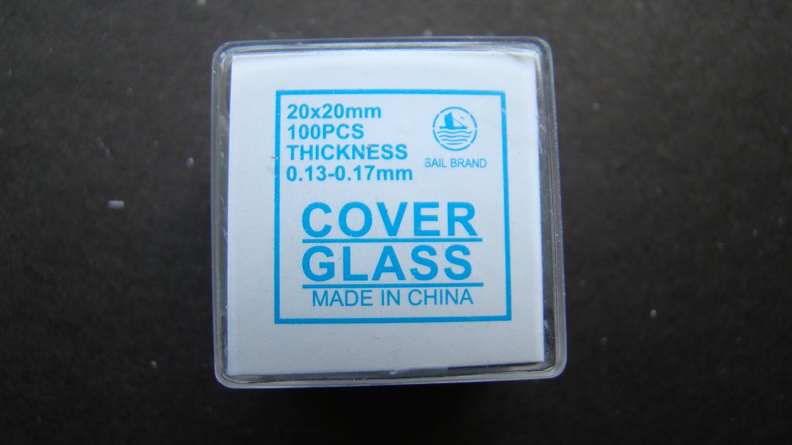 新康牌 20&times;20mm 显微镜配件 玻璃盖玻片规格齐全 100片/小盒
