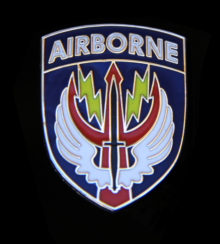 US Metal Badge US Air Force Air Drop Badge Air Downforce Mini Breast Emblems