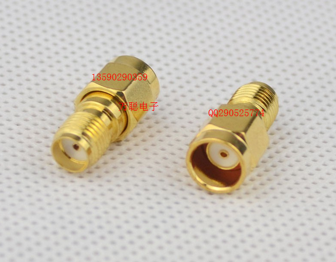 RP-SMA-JK quick insertion SMA male head transSMA female head SMA revolution mother inner screw inner bore SMA adapter