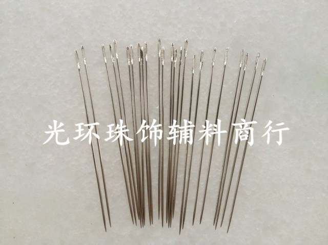 Multi-size extra fine hand stitch steel needle embroidery needle 32mm40mm 50mm extra fine needle hole stitch beading needle beading needle