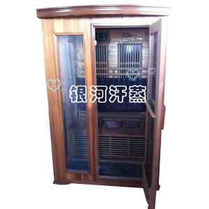 Double Super Luxury Home Sauna Room Home Sweat Steam Room Light Wave Bath (Red Snowpine Series)