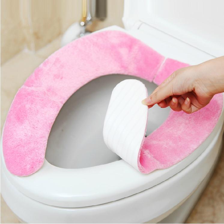 Japan imports LEC adhesive toilet cushion toilet seat cushion antibacterial can be repeatedly cleaned and thickened toilet cover