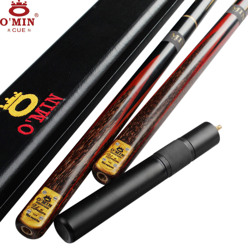 OmIN Mystery Inferno Red Lip Snooker 3 4 Ball Rod small headroom Billiard Cue with Black Eight Billiard Cue